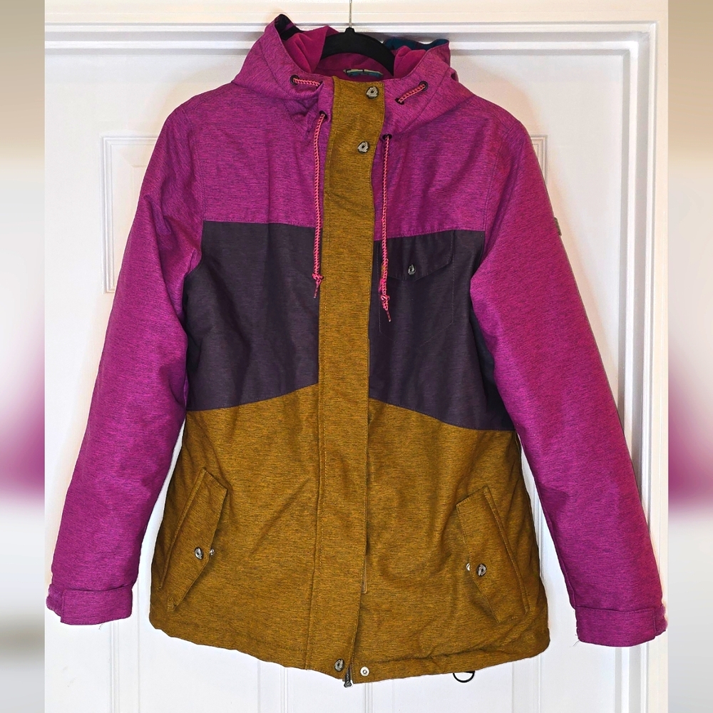Aperture Women's Purple and Brown Ski Jacket